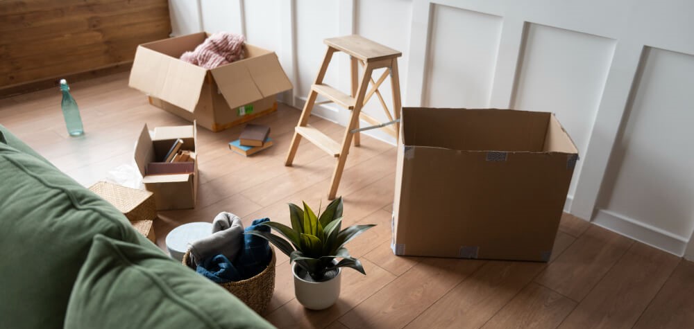 kutije koje čekaju na prijevoz